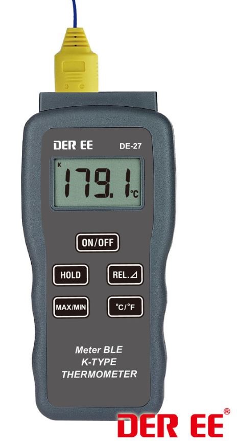 DER EE 27 BLUETOOTH VE APP TERMOMETER